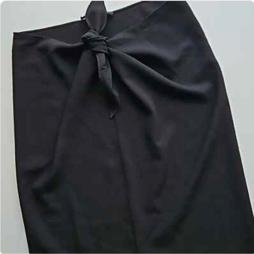 Jenni Kayne Black Tie-Front Skirt
